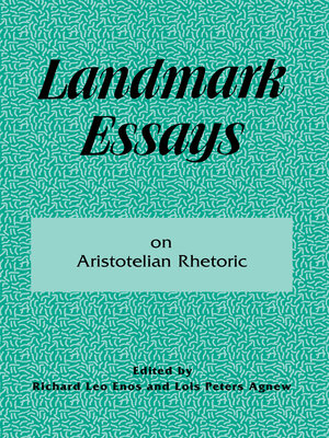 cover image of Landmark Essays on Aristotelian Rhetoric, Volume 14